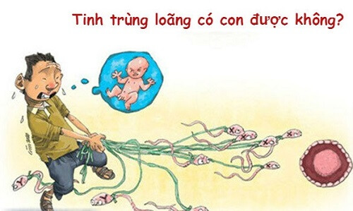 Tinh trùng loãng có con được không?